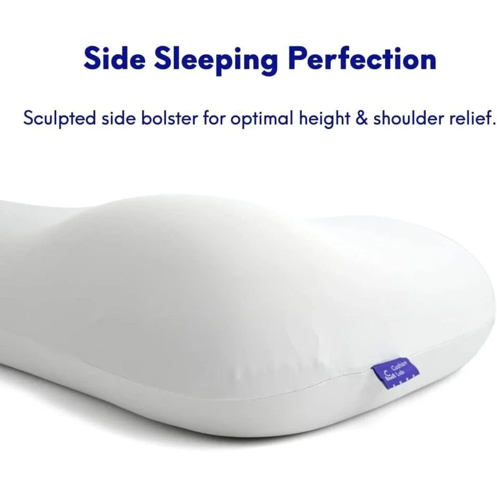 Cushion Lab Deep Sleep Pillow Patented Ergonomic for Side Back